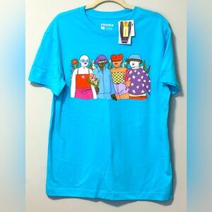 Target Pride Cotton Turquoise T-Shirt Size M